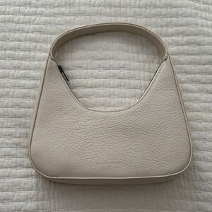 Status Anxiety Creamy White Leather Shoulder Bag